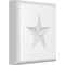 Ekena Millwork Standard Sedgwick Star Rosette With Rounded Edge, 4"W x 4"H x 3/4"P ROSP040X040X075SDG08 - alternate 1